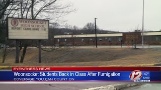 Woonsocket HS Students Back in Class After Fumigation [upl. by Frick]