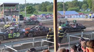 61221 Pike County Fair Demo Derby Compacts [upl. by Morocco]