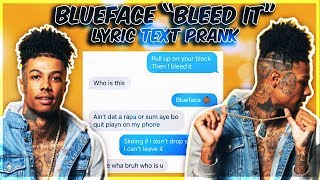 BLUEFACE quotBLEED ITquot LYRIC TEXT PRANK ON A GNG MEMBER I TOOK IT TOO FAR [upl. by Kaczer988]