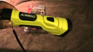 Dorcy 414750 180 lumen flashlight review cyber light [upl. by Peri]