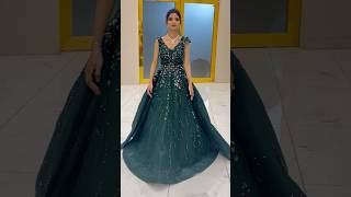 Trending gown  Dress  Jewellery ball gown  makeuppony hair style [upl. by Marji]