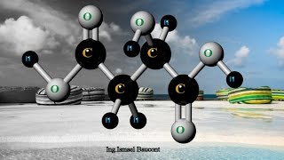 Malic Acid 3D Molecule Animation [upl. by Faulkner]