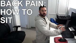 Back Pain and Flexion Intolerance How Should I Sit [upl. by Adav]