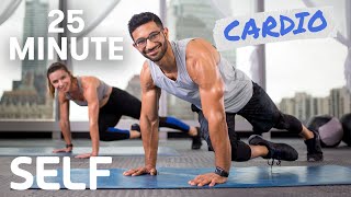 25 Minute Full Body Cardio Workout  No Equipment With WarmUp and CoolDown  SELF [upl. by Goddord896]