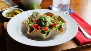 Vegan taco salad with spicy black beans [upl. by Euh]