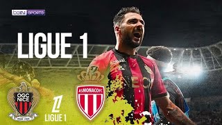 Nice vs AS Monaco  Ligue 1 HIGHLIGHTS  102724  beIN SPORTS USA [upl. by Celinka692]