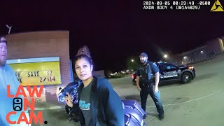 Unruly Woman Turns Simple Traffic Stop To Complete Mess [upl. by O'Meara605]