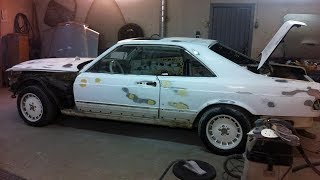 1986 Mercedes Benz 560SEC Triple White AMG Lorinser ABC No 1 Exclusive Restoration Project [upl. by Verda711]