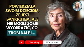 POWIEDZIAŁA SWOIM DZIECIOM ŻE JEST BANKRUTEM ALE NIE MOGLI SOBIE WYOBRAZIĆ CO ZROBI DALEJ [upl. by Anyaled]