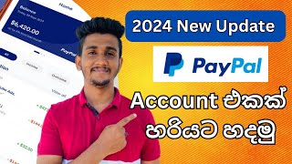 How To Create Paypal Account in 2024 I Paypal Account Sinhala I Paypal Sri Lanka [upl. by Rutledge21]