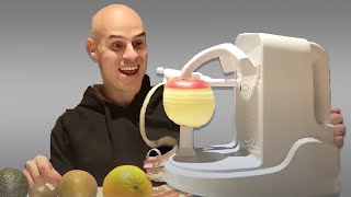 Pruebo Pelador de Manzanas Automático con Otras Frutas [upl. by Anastas714]