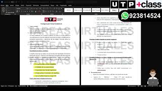 🔴 ACS13 Semana 13  Tema 1 Consigna para Tarea Académica TA HISTORIA DEL DERECHO UTP 923814524 [upl. by Euqinotna]