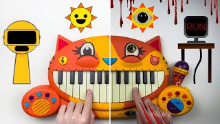 Normal Vs Horror Incredibox Sprunki Theme On Cat Piano [upl. by Pail612]