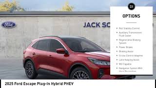 2025 Ford Escape PlugIn Hybrid SS148 [upl. by Aitercul617]