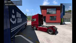 Euro Truck Simulator 2  Vezetésoktatás  Záróvizsga 1 rész [upl. by Yelsehc759]