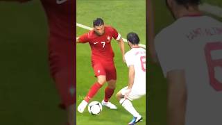 1v1 Ronaldo Football skills ⚽ shorts viral YouTube trending tutorial [upl. by Annohsed]