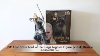 Legolas 20quot NECA Epic Scale Lord of the Rings Action Figure Review Reel Toys [upl. by Ewart]