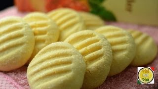 Custard Cookies  By Vahchef  vahrehvahcom [upl. by Noellyn705]