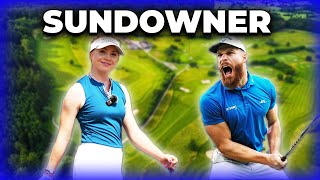 She really said that…  Sundowner Foursome  Golf w Sonya she’s witty [upl. by Gnni283]