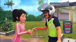 Upin amp Ipin Kak Ros di Rampok Kendaraan Kecemasan  Azam Puasa [upl. by Nautna]