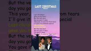 Wham  Last Christmas Lyrics shorts [upl. by Nazarius]