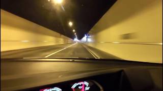 Hindhead tunnel  Milltek exhaust  Focus ST Mk3 [upl. by Latrina]