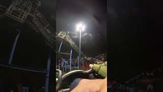 Spinball Whizzer  Alton Towers best night time front seat POV 4K shorts [upl. by Iba378]