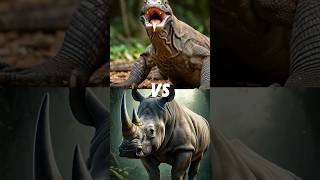 Komodo vs herbivore strong animal tapir baboon bisonanimals komodo shorts short [upl. by Clarette]