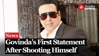 Govinda Audio Message Actor Govinda Released Audio Statement After Accidental Gunshot Wound [upl. by Ahsienak]