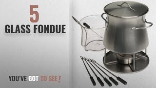 Best Glass Fondue 2018 Bodum StainlessSteel Fondue with Glass Insert [upl. by Hatcher62]