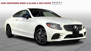 2023 MercedesBenz CClass C 300 Coupe  Video tour with Sydney [upl. by Gibson909]