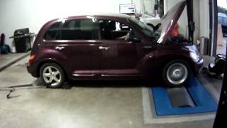 2003 PT Cruiser Stage3 dyno [upl. by Ainnat]