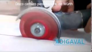 Nueva prueba disco carburo para madera de Würth [upl. by Papp]