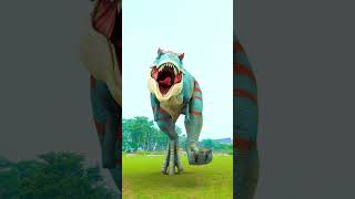 TRex Dinosaur Superhero Fight in Jurassic World jurassicworld dinosaur [upl. by Hastings]