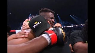 FRANCIS NGANNOU A BATTU RENAN FERREIRA ET EST LE CHAMPION HEAVY WEIGHT DU PFL [upl. by Everrs81]