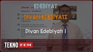 YGSLYS EDEBİYAT  Divan Edebiyatı 1 [upl. by Ellenij8]