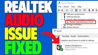 Fix Realtek HD Audio Manager Missing from Windows 10 [upl. by Damour]