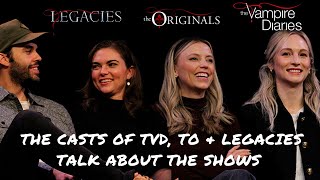 The casts of The Vampire Diaries The Originals amp Legacies talk about the shows and conventions [upl. by Chisholm]