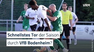 Schnellstes Tor der Saison durch VfB Bodenheim [upl. by Anaillil974]