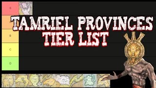 Dagoth Ur Tamriel Provinces Tier List [upl. by Muffin893]