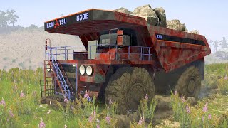 Can You Handle the Most Mining Truck Big Adventure EVER Mudrunner Spintires Gameplay mudrunner [upl. by Anatola]