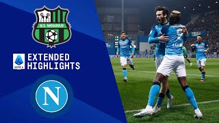 Sassuolo vs Napoli Extended Highlights  Serie A  CBS Sports Golazo [upl. by Yrruc]