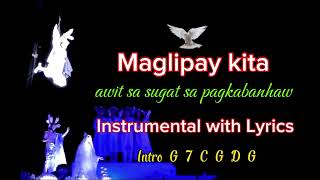 Maglipay kita  Awit sa sugat sa pagkabanhaw Instrumental with Lyrics request by Daicy Cultura [upl. by Toulon]