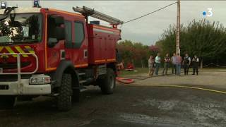 Gers  une conserverie de foie gras détruite par un incendie à Samatan [upl. by Belen670]