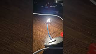 Overvolting a small light bulb with audio amplifier [upl. by Waverly]