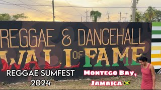 REGGAE SUMFEST 2024 REGGAE amp DANCEHALL WALL OF FAME ARTWORK [upl. by Marius220]