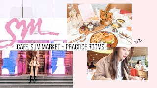 Inside SM Entertainment Restaurant Cafe Market  SM Practice Rooms 🇰🇷 Korea Vlog [upl. by Nnyleve]