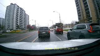 Sheppard Avenue west from Yonge Street to Weston road Toronto DASH CAM 2024 may 5 [upl. by Sible]