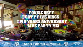 Vinyl dj mix Fortyfive kings 2 aniversary Dj Fonki Cheff [upl. by Sikleb]