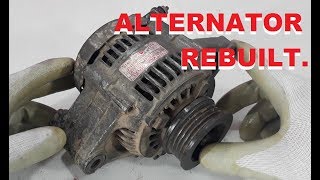 Alternartor Complete Repair in Detail [upl. by Yeslah]